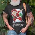 Billings Name Gift Santa Billings Unisex T-Shirt Gifts for Old Men