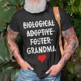 Biological Adoptive Foster Grandma National Adoption Month Unisex T-Shirt Gifts for Old Men