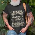 November Birthday Gifts, Papa The Man Myth Legend Shirts