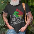 I Am Black Woman Blm Melanin Educated Black History Month T-Shirt Gifts for Old Men