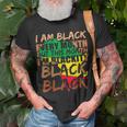 Blackity Black Every Month Black History Bhm African V5 T-Shirt Gifts for Old Men
