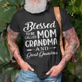 Blessed To Be Called Mom Grandma Greatgrandma Mothers Day Unisex T-Shirt Gifts for Old Men
