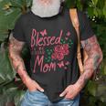 Blessed To Be Called Mom Rose Vintage Mothers Day Mama Women Gift For Womens Unisex T-Shirt Gifts for Old Men