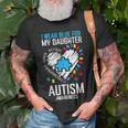 Blue For Daughter Autism Awareness Family Mom Dad Men Women Unisex T-Shirt Gifts for Old Men