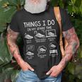 Boat Things I Do In My Spare Time Boating Lovers T-Shirt Gifts for Old Men