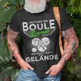 Boccia Die Boule Legende Betritt Das Gelände Boule T-Shirt Geschenke für alte Männer