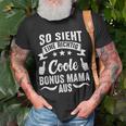Bonus Mama Stiefmutter Lustige Sprüche T-Shirt Geschenke für alte Männer