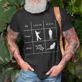 Boolean Logic Alive And Dead Lustige Programmiererkatze T-Shirt Geschenke für alte Männer