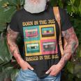 Born In The 70S - Raised In The 80S Funny Birthday Unisex T-Shirt Gifts for Old Men