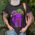 Boxing Sports Lover Mardi Gras Carnival Party Jester T-Shirt Gifts for Old Men