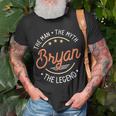 Bryan Der Mann Der Mythos Die Legende T-Shirt Geschenke für alte Männer