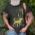 Camo Flag Beagle Vintage Animal Pet Hound Dog Patriotic T-shirt Gifts for Old Men