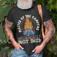 Campfire Master Smoking Hot Dadbod Vintage Distressed Retro Unisex T-Shirt Gifts for Old Men