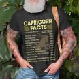 Capricorn Facts Zodiac Funny Capricorn Birthday Gift Unisex T-Shirt Gifts for Old Men