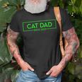 Cat Dad Since 2023 Promoted To Cat Dad V4 Unisex T-Shirt Gifts for Old Men