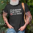 Célibataire En Couple À La Chasse T-Shirt Geschenke für alte Männer