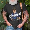 Cheers And Beer Unisex T-Shirt Gifts for Old Men