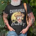Chihuahua Daddy Dog Dad Father Gift Unisex T-Shirt Gifts for Old Men