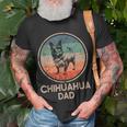 Chihuahua Dog Vintage Chihuahua Dad T-Shirt Gifts for Old Men