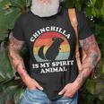 Chinchilla Ist Mein Geistertier Süßer Tierliebhaber T-Shirt Geschenke für alte Männer
