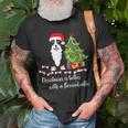 Christmas Bernedoodle Funny Cute Gift Mom Dad Grandma Unisex T-Shirt Gifts for Old Men