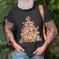 Christmas Pajama Chihuahua Tree Xmas Dog Dad Mom Unisex T-Shirt Gifts for Old Men