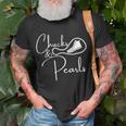 Chucks And Pearls 2021 Hbcu Black Girl Magic White T-Shirt Gifts for Old Men