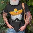 Cinco De Mayo Golf Ball Mustache Mexican Golf Player T-Shirt Gifts for Old Men