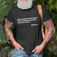 Citation Bill Gates Soyez Gentils T-Shirt Geschenke für alte Männer