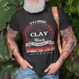 Clay Family Crest Clay Clay Clothing ClayClay T Gifts For The Clay Unisex T-Shirt Gifts for Old Men