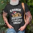 Cookie Baking Crew Family Christmas Gingerbread Santa Hat V2T-shirt Gifts for Old Men
