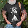 Cooler Biker Papa Herren T-Shirt, Einzigartiges Motorradfahrer Design Geschenke für alte Männer