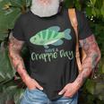 Crappie Day Funny FishingFor Anglers Gift Unisex T-Shirt Gifts for Old Men