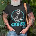 Cruise Squad 2023 Summer Vacation Matching Family Group Unisex T-Shirt Gifts for Old Men