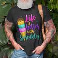 Cute Sweet Ice Cream Lover Sprinkle Life Love Unisex T-Shirt Gifts for Old Men
