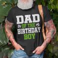 Dad Of The Birthday Boy Soccer Player Vintage Retro T-Shirt Gifts for Old Men
