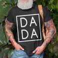 Dad Dada New Dad Father Birthday Dad Life Unisex T-Shirt Gifts for Old Men