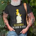 Dad Electrician Gift Fathers Day Electrical Engineer Lineman Unisex T-Shirt Gifts for Old Men