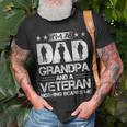 Im A Dad Grandpa And A Veteran Nothing Scares Me Fathers Day T-Shirt Gifts for Old Men