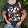 Im A Dad Papa And Veteran Fathers Day Veteran Idea T-Shirt Gifts for Old Men