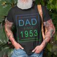 Dad Since 1953 53 Aesthetic Promoted To Daddy Father Bbjzds Unisex T-Shirt Gifts for Old Men