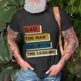 Dad The Man Gifts, Papa The Man Myth Legend Shirts