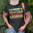 Dad The Man The Myth The Rugby Legend Gift For Mens Unisex T-Shirt Gifts for Old Men