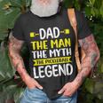 Funny Pickleball Gifts, Papa The Man Myth Legend Shirts