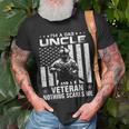Im A Dad Uncle Veteran Nothing Scares Me Fathers Day T-shirt Gifts for Old Men