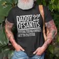 Daddy 22 Desantis Putting The Old Donkey Out To Pasture Unisex T-Shirt Gifts for Old Men