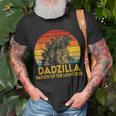Mens Dadzilla Father Of The Monsters Vintage Fathers Day For Dad T-Shirt Gifts for Old Men