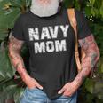 Damen US Navy Proud Mama Original Navy Vintage Mom T-Shirt Geschenke für alte Männer