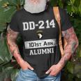 Dd214 Army 101St Airborne Alumni Veteran Father Day Gift Unisex T-Shirt Gifts for Old Men