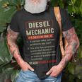 Diesel Mechanic Funny Sayings Car Diesel For Dad Auto Garage Gift For Mens Unisex T-Shirt Gifts for Old Men